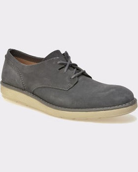 Clarks Pantofi gri din piele intoarsa