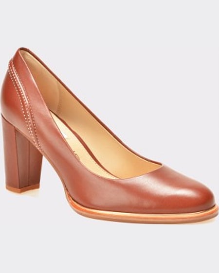 Clarks Pantofi visinii din piele naturala