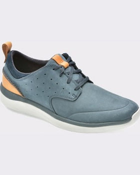 Clarks Pantofi bleumarin din nabuc