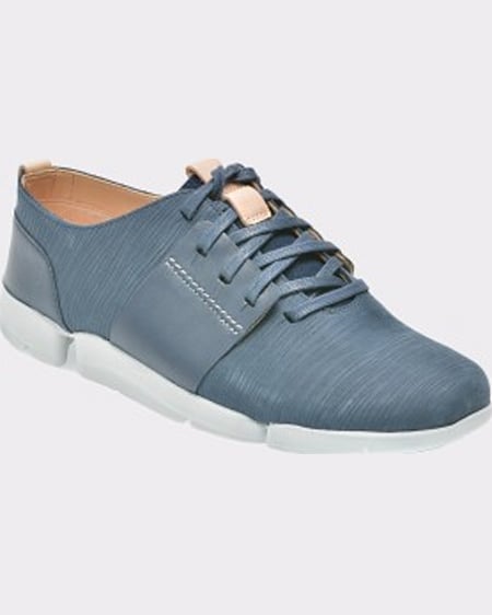 Clarks Pantofi bleumarin din piele naturala