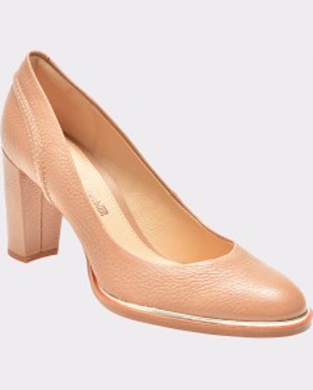 Clarks Pantofi nude din piele naturala