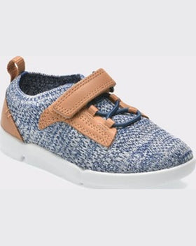 Clarks Pantofi sport pentru copii albastri din material textil