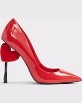 Aldo Pantofi rosii din piele ecologica