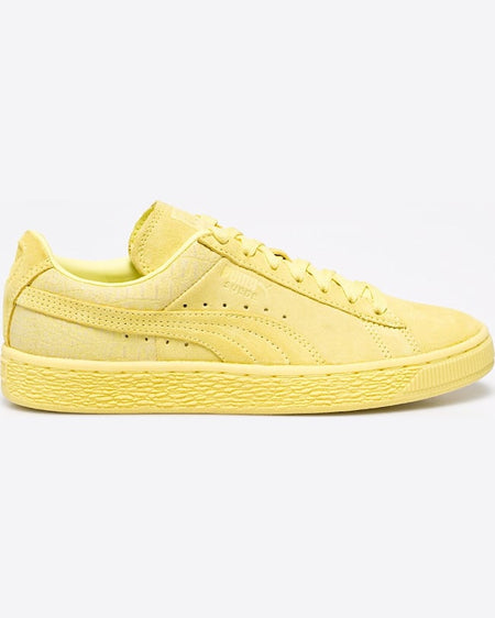 Pantofi Puma suede classic casual emboss galben deschis