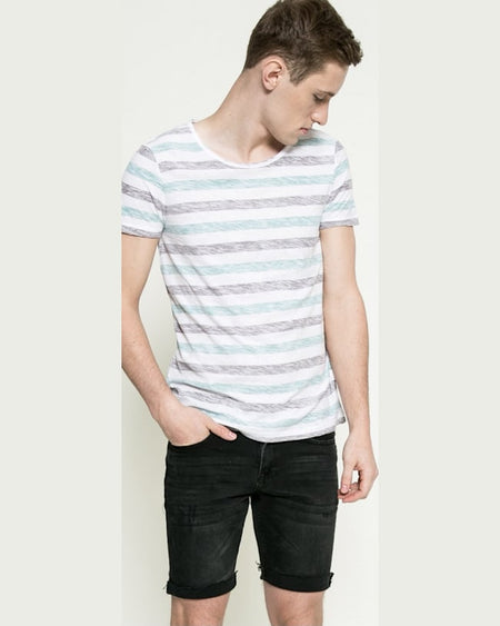 Tricou Review alb