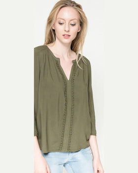 Bluza Vero Moda harriet verde