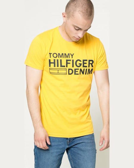 Tricou Tommy Hilfiger galben