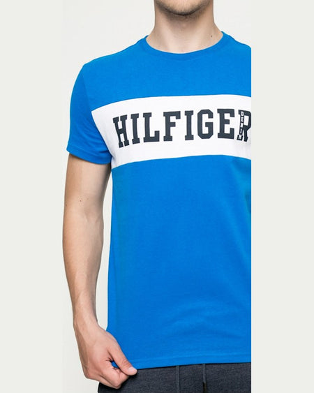 Tricou Tommy Hilfiger basic albastru