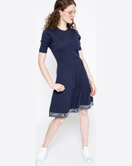 Rochie Tommy Hilfiger bleumarin