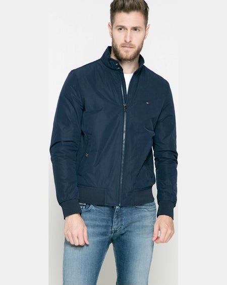 Geaca Tommy Hilfiger bomber bleumarin