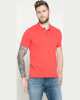 Tricou Calvin Klein polo roșu