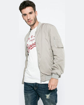 Geaca Selected bomber gri