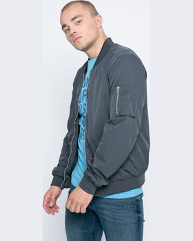 Geaca Selected bomber bleumarin