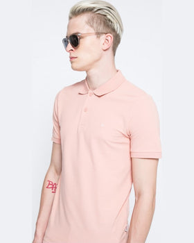 Tricou Jack and Jones polo roz murdar