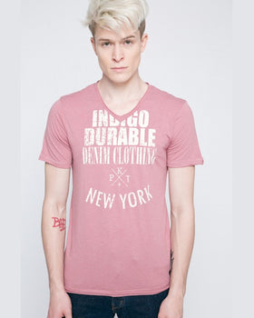 Tricou Jack and Jones produkt roz trandafiriu