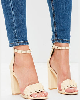 Sandale Missguided crem