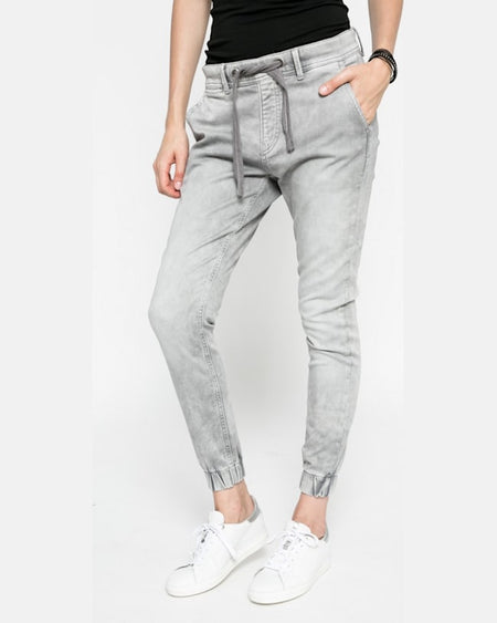 Jeansi Pepe Jeans gri deschis