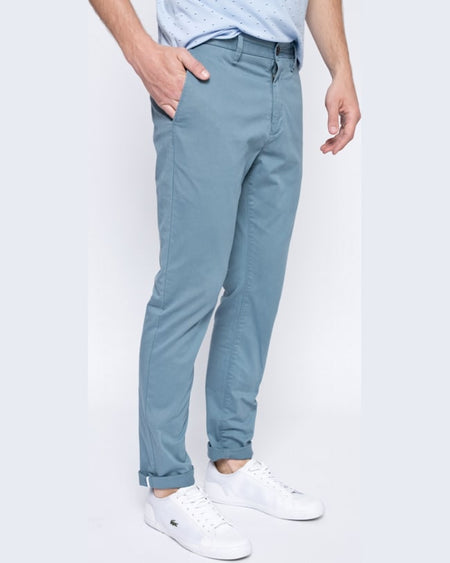 Pantaloni Tommy Hilfiger albastru