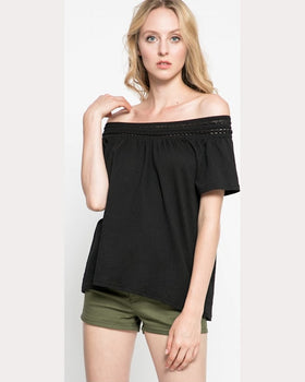 Top Vero Moda laura negru