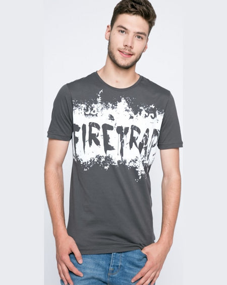 Tricou Firetrap negru cărbune