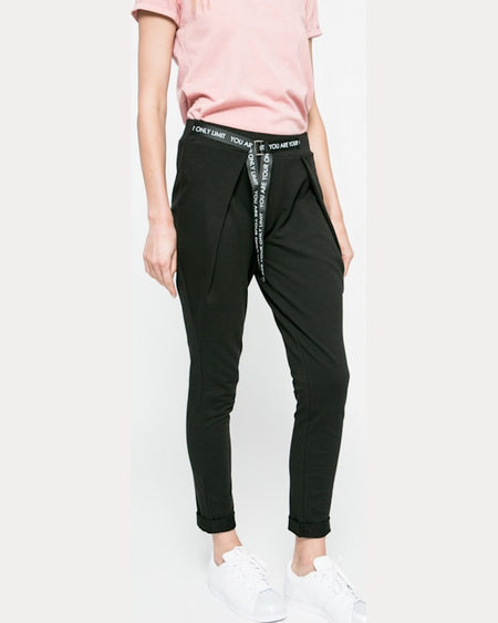 Pantaloni Answear you are your only limit negru