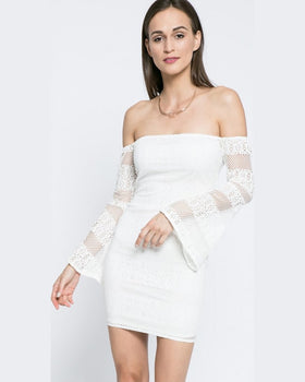 Rochie Missguided alb