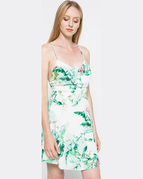 Rochie Only Verde Floral