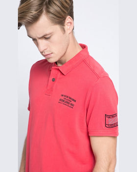 Tricou Tom Tailor polo roșu