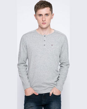 Longsleeve Tommy Hilfiger gri deschis