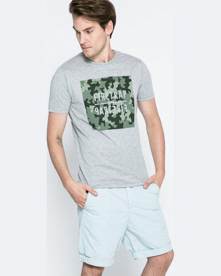 Tricou Firetrap gri deschis