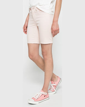 Pantaloni Vero Moda scurti roz pastelat