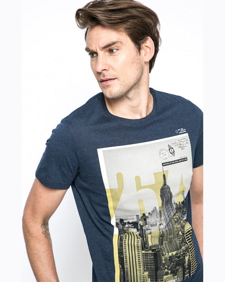 Tricou Medicine urban utility bleumarin