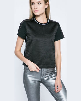 Top Calvin Klein wanille animal bonded negru