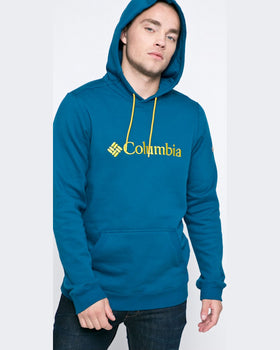 Bluza Columbia basic logo ii hoodie turcoaz