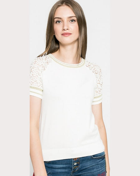 Top Desigual crem