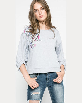 Bluza Answear blossom mood gri