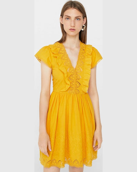 Rochie Mango griego galben