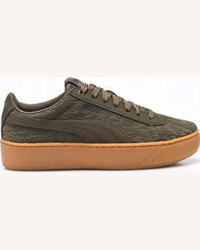 Pantofi Puma vikky platform militar