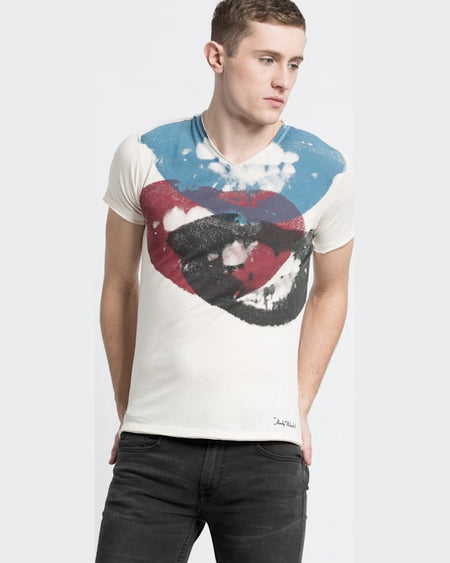 Tricou Pepe Jeans smile crem