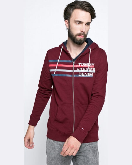 Bluza Tommy Hilfiger castaniu