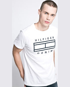 Tricou Tommy Hilfiger alb