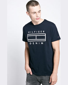 Tricou Tommy Hilfiger bleumarin