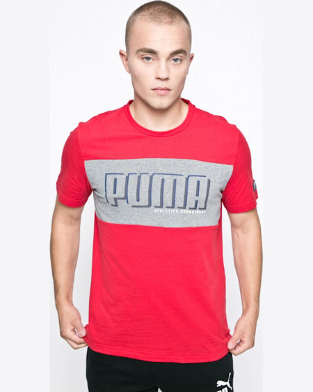 Tricou Puma style athletics graphci roșu