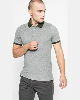 Tricou Jack and Jones polo măsliniu