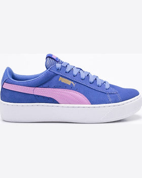 Pantofi Puma vikky platform de culoarea zambilei