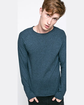 Bluza Jack and Jones turcoaz închis