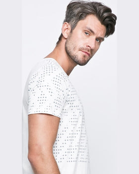 Tricou Jack and Jones crem