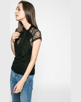 Top Guess pammy negru