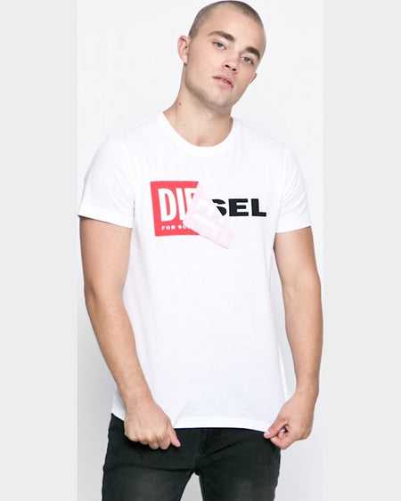 Tricou Diesel alb