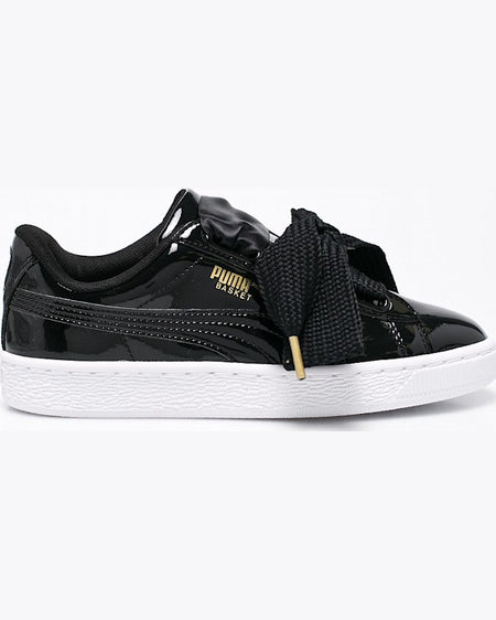 Pantofi Puma basket heart patent negru